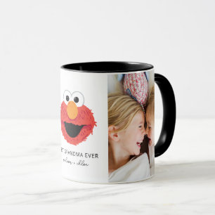 Elmo Big Face Best Grandma - Photo Mug