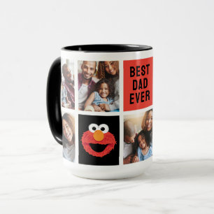 Elmo Big Face Dad - Photo Collage Mug