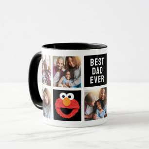 Elmo Big Face Dad - Photo Collage Mug