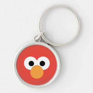 Elmo Big Face Key Ring