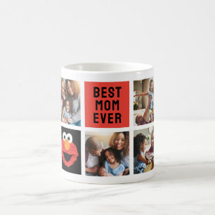 Elmo Big Face Mum - Photo Collage Coffee Mug