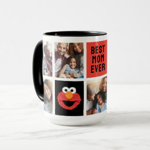 Elmo Big Face   Mum - Photo Collage Mug
