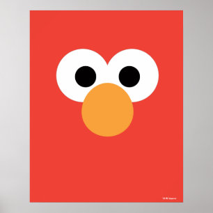 Elmo Big Face Poster