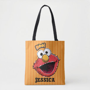 Elmo - Boo! Add Your Name Tote Bag