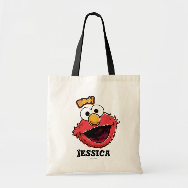 Elmo - Boo! | Add Your Name Tote Bag (Front)