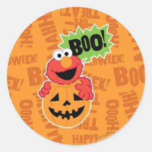 Elmo - Boo Classic Round Sticker