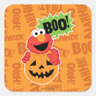 Elmo - Boo Square Sticker