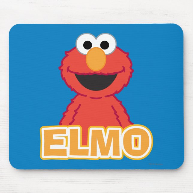 Elmo Classic Style Mouse Mat (Front)