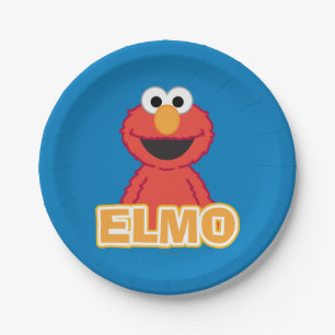 Elmo Classic Style Paper Plate
