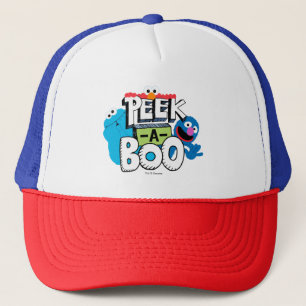 Elmo, Cookie & Grover   Peek-a-Boo Trucker Hat