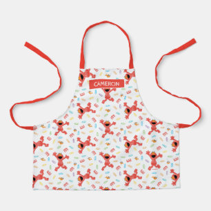 Elmo Crayon Pattern Apron