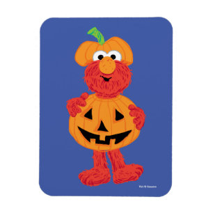 Elmo Cute as a Pumpkin Magnet