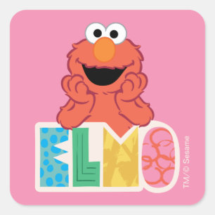 Elmo Cute & Fun Square Sticker