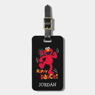 Elmo Do the Happy Dance Luggage Tag