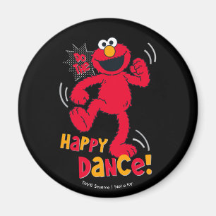 Elmo Do the Happy Dance Magnet