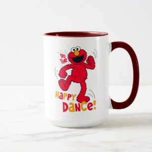 Elmo Do the Happy Dance Mug
