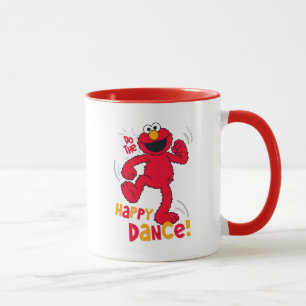Elmo Do the Happy Dance Mug