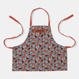 Elmo Elmo Rules Star Pattern Apron