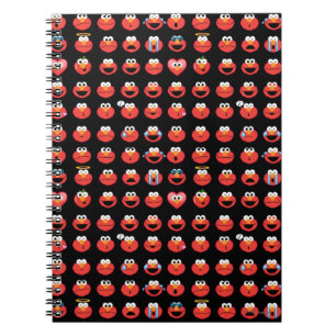 Elmo Emoji Pattern Notebook
