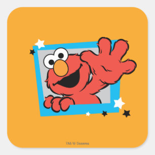 Elmo Extreme Pose 2 Square Sticker