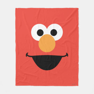 Elmo Face Art Fleece Blanket