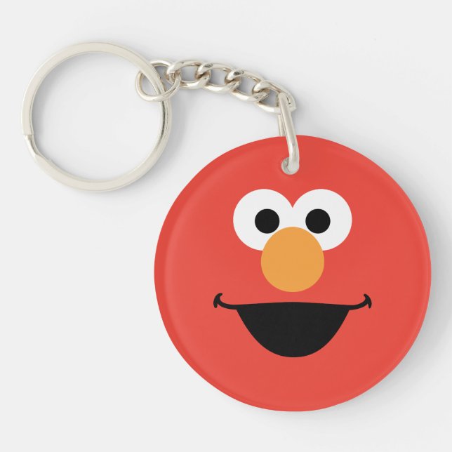 Elmo Face Art Key Ring (Front)