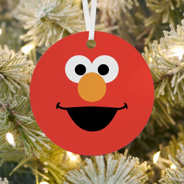 Elmo Face Art Metal Tree Decoration (Insitu)