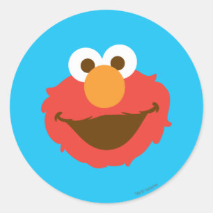 Elmo Face Classic Round Sticker