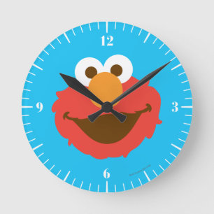 Elmo Face Round Clock