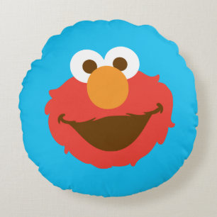 Elmo Face Round Cushion