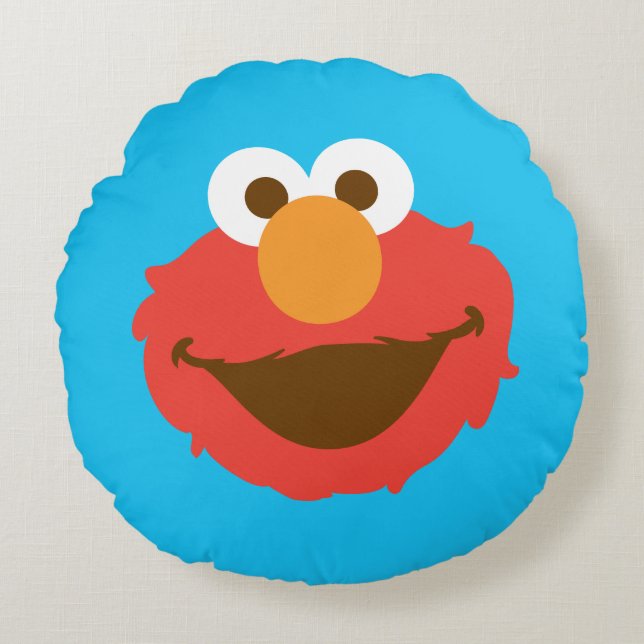 Elmo Face Round Cushion (Front)
