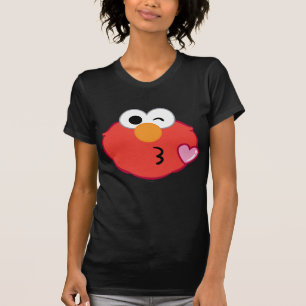 Elmo Face Throwing a Kiss T-Shirt