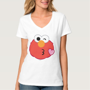 Elmo Face Throwing a Kiss T-Shirt
