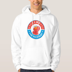 Elmo for President Badge Hoodie