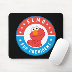 Elmo for President Badge Mouse Mat