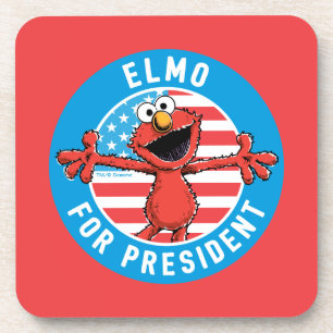 Elmo for President - Flag Coaster