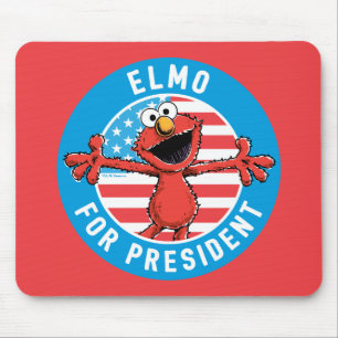 Elmo for President - Flag Mouse Mat