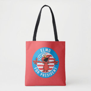 Elmo for President - Flag Tote Bag