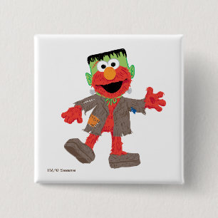 Elmo Frankenstein Costume 15 Cm Square Badge