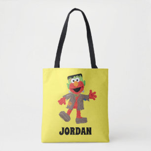 Elmo   Frankenstein Costume Tote Bag