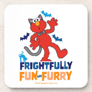 Elmo   Frightfully Fun & Furry Coaster