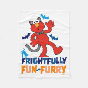 Elmo Frightfully Fun & Furry Fleece Blanket