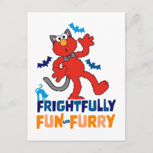 Elmo   Frightfully Fun & Furry Postcard