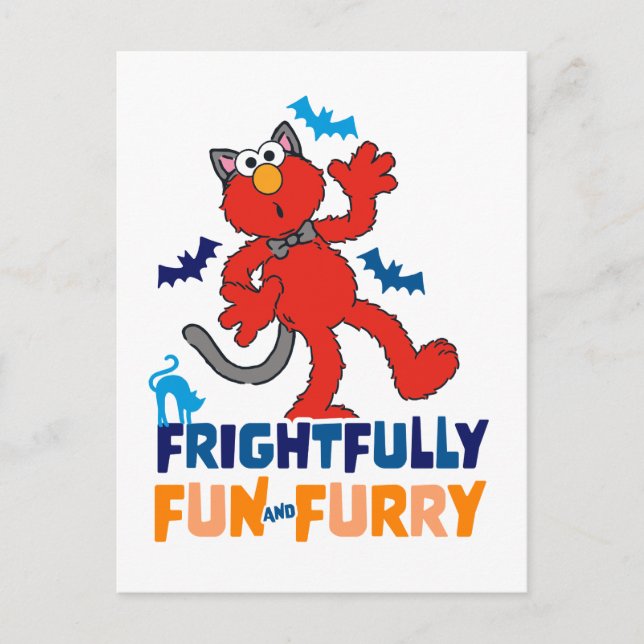 Elmo | Frightfully Fun & Furry Postcard (Front)