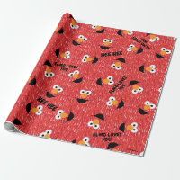 Elmo Fur Face Pattern