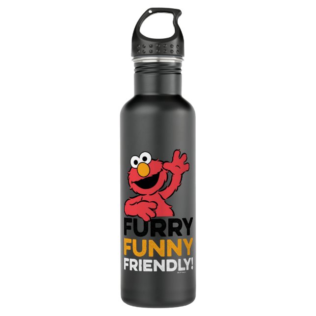 Elmo | Furry Funny Friendly 710 Ml Water Bottle (Front)