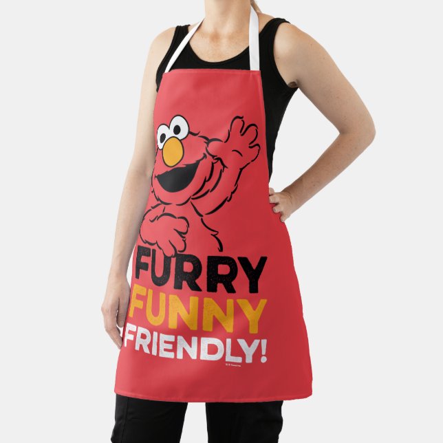 Elmo | Furry Funny Friendly Apron (Insitu)