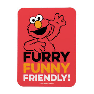 Elmo Furry Funny Friendly Magnet