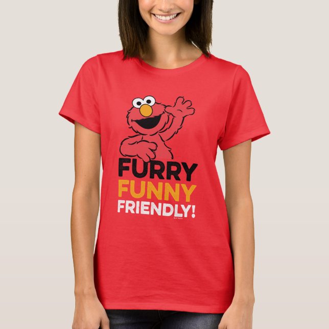 Elmo | Furry Funny Friendly T-Shirt (Front)
