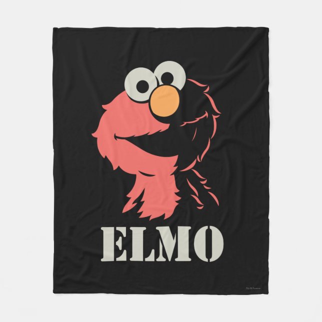 Elmo Half Fleece Blanket (Front)